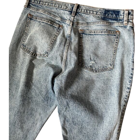 Abercrombie & Fitch The 90’s Skinny High-Rise Jeans Acid Wash Size 16 Short - Picture 9 of 9